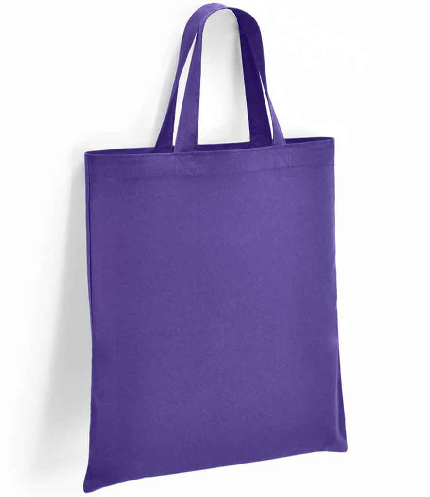 Brand Lab Cotton Short Handle Shopper in Purple