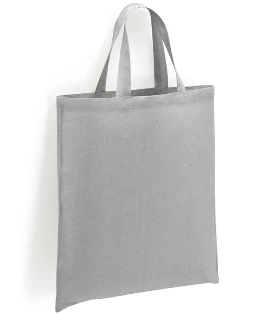 Brand Lab Cotton Short Handle Shopper in Silver