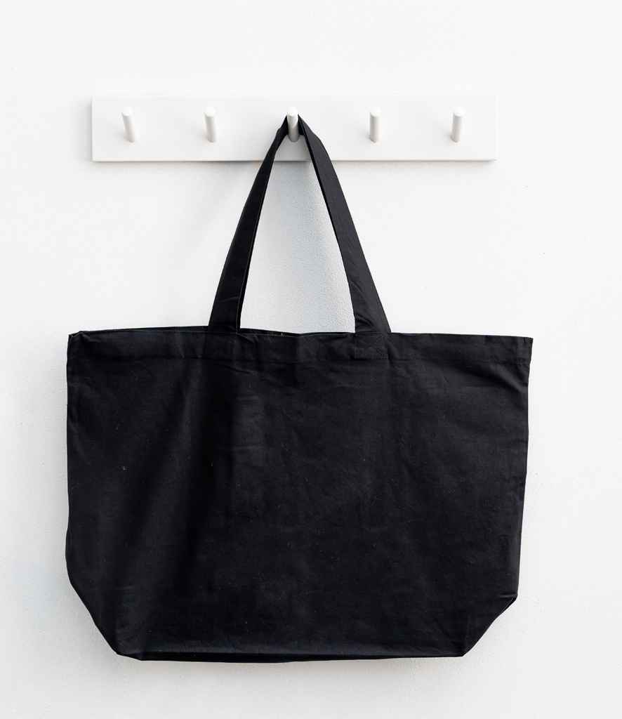 Brand Lab Oversized Tote Bag in Black