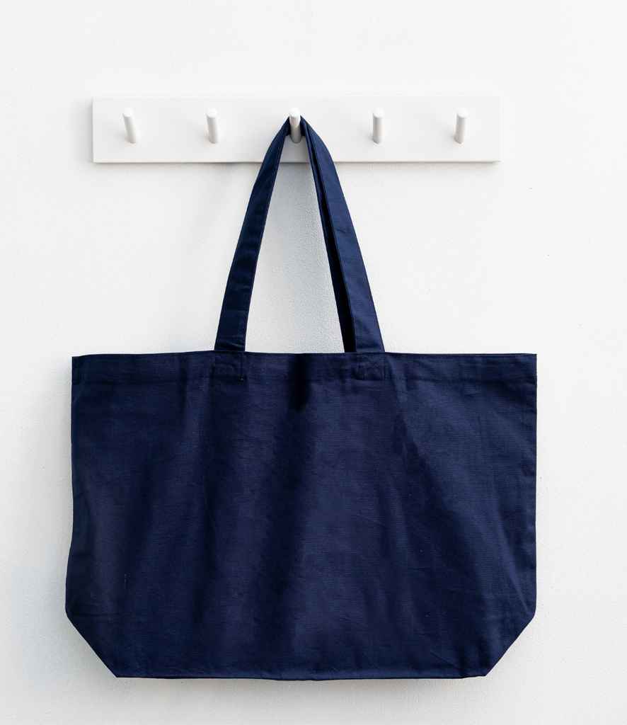 Brand Lab Oversized Tote Bag in Navy