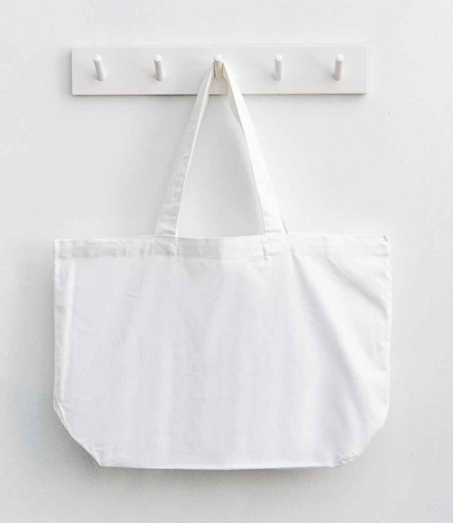 Brand Lab Oversized Tote Bag in White