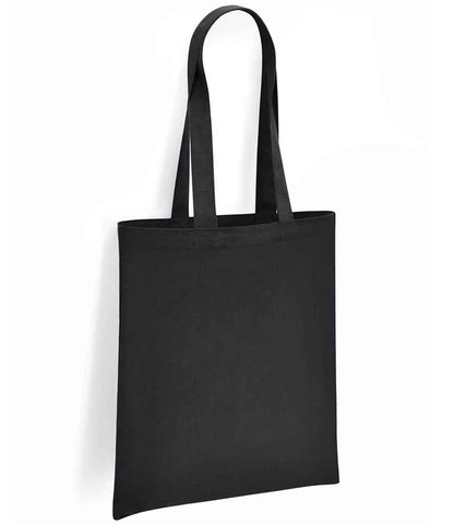 Brand Lab Organic Cotton Long Handle Shopper in Black