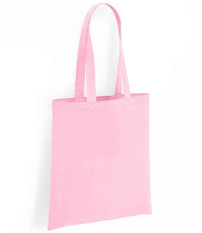 Brand Lab Organic Cotton Long Handle Shopper in Light Pink