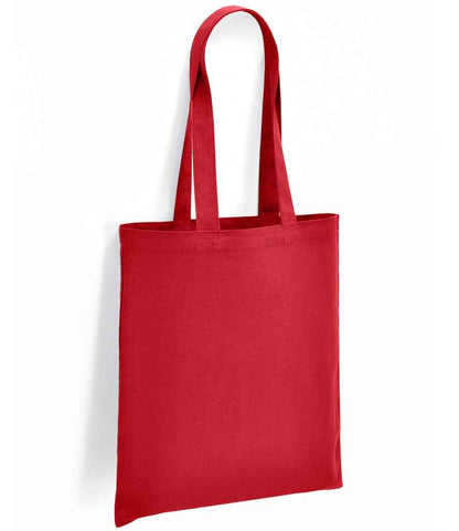 Brand Lab Organic Cotton Long Handle Shopper in Red
