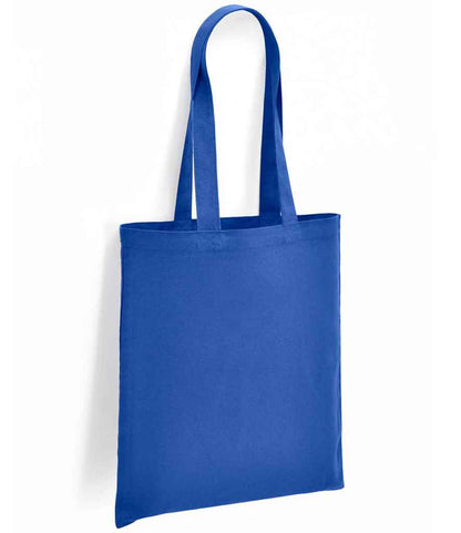 Brand Lab Organic Cotton Long Handle Shopper in Royal Blue