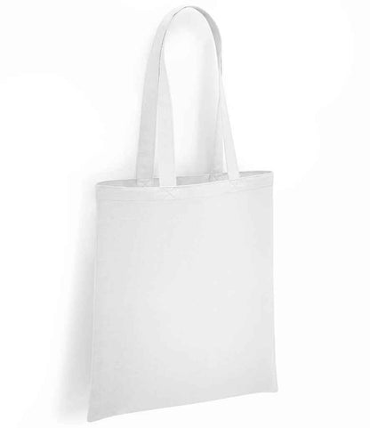 Brand Lab Organic Cotton Long Handle Shopper in White