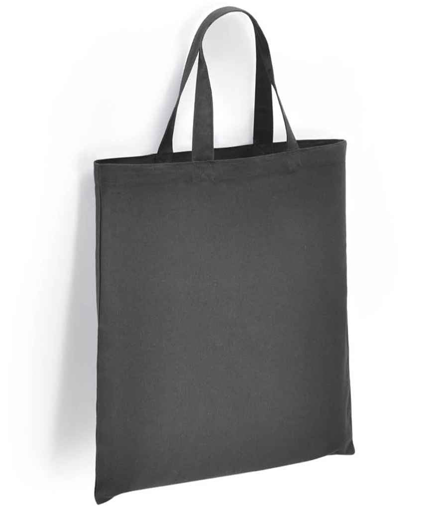 Brand Lab Organic Cotton Short Handle Shopper in Charcoal