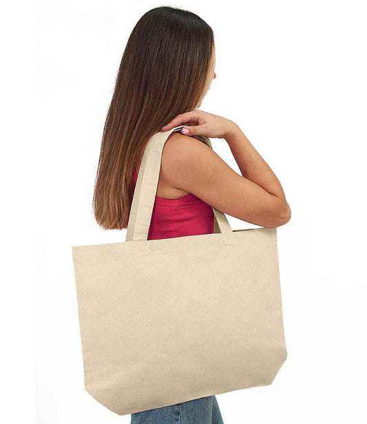 Brand Lab Organic Oversized Tote Bag - model image