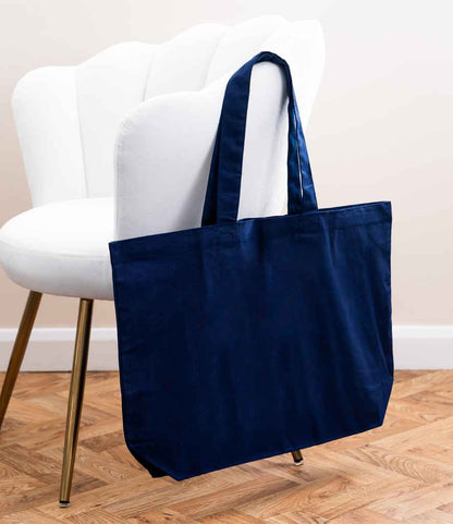 Brand Lab Organic Oversized Tote Bag in Navy