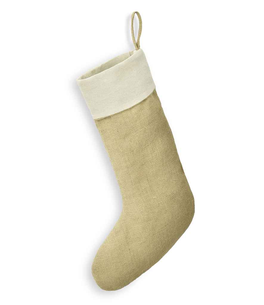 Brand Lab Jute Stocking in Natural/Cream