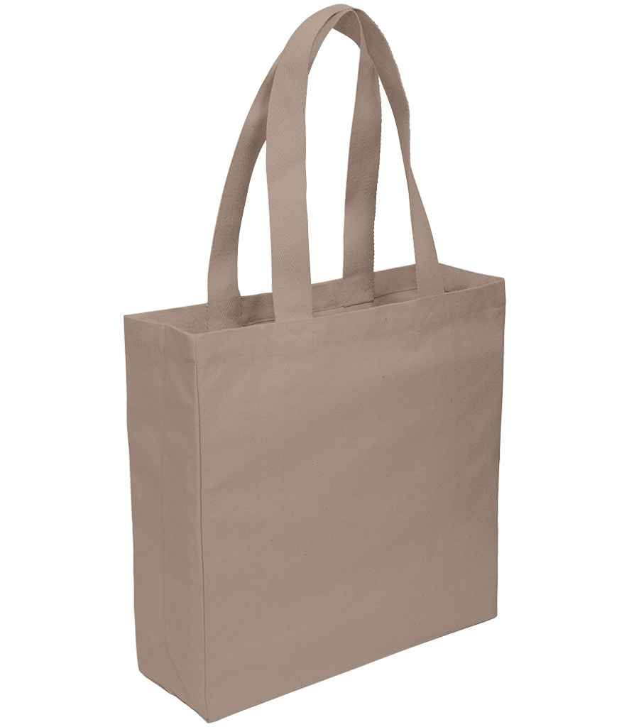 Brand Lab Everyday Square Canvas Tote Bag in Mushroom