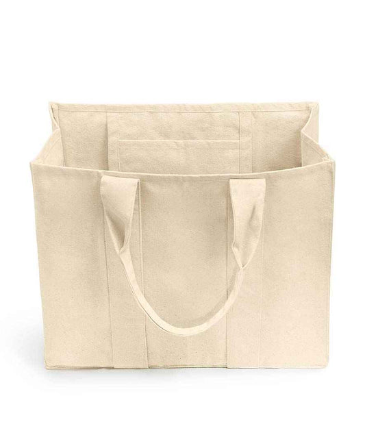 Brand Lab Canvas Wrap Tote Bag in Natural/Natural