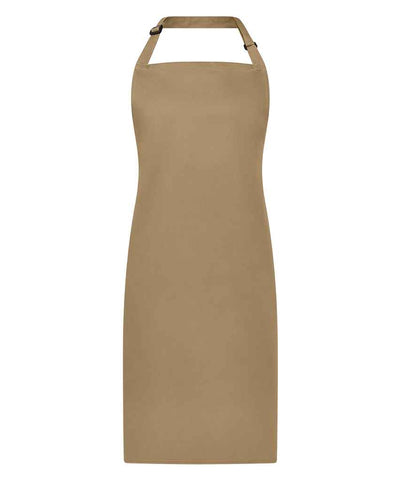 Brand Lab Adjustable Bib Apron in Khaki