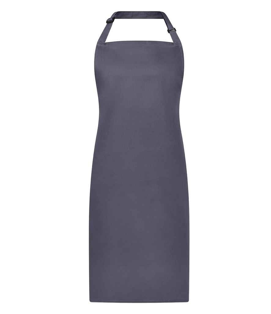 Brand Lab Adjustable Bib Apron in Steel