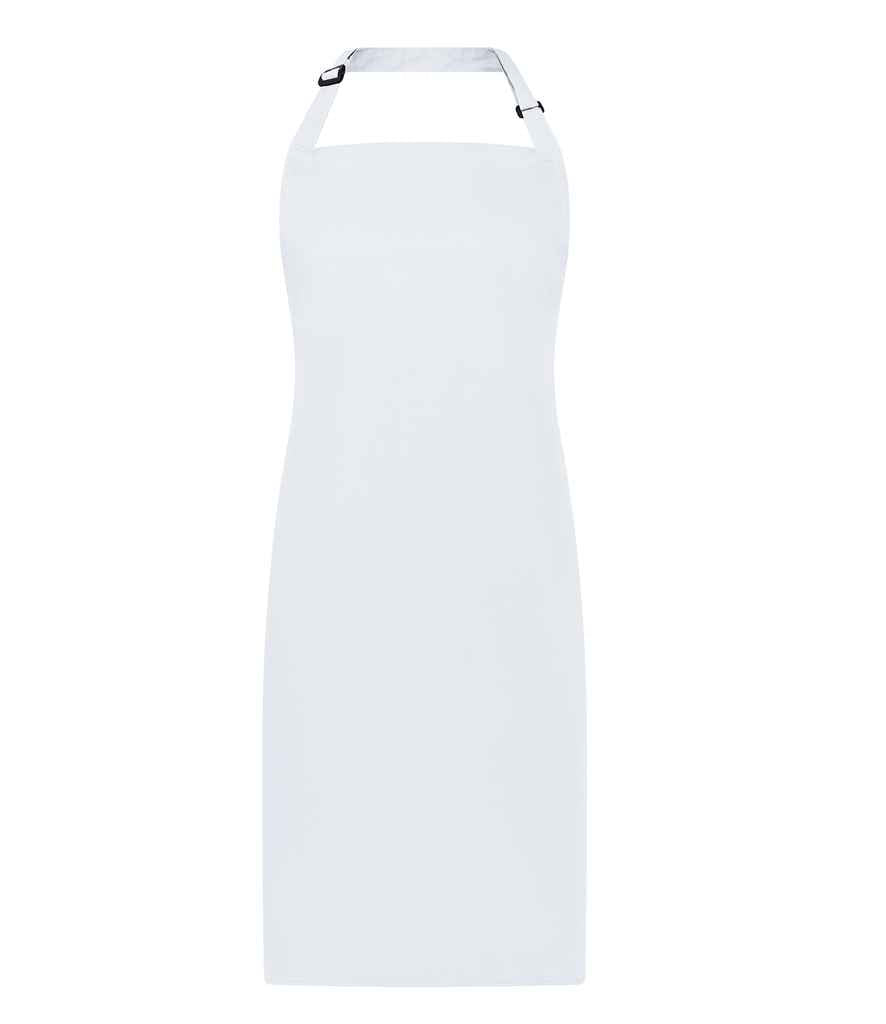 Brand Lab Adjustable Bib Apron in White