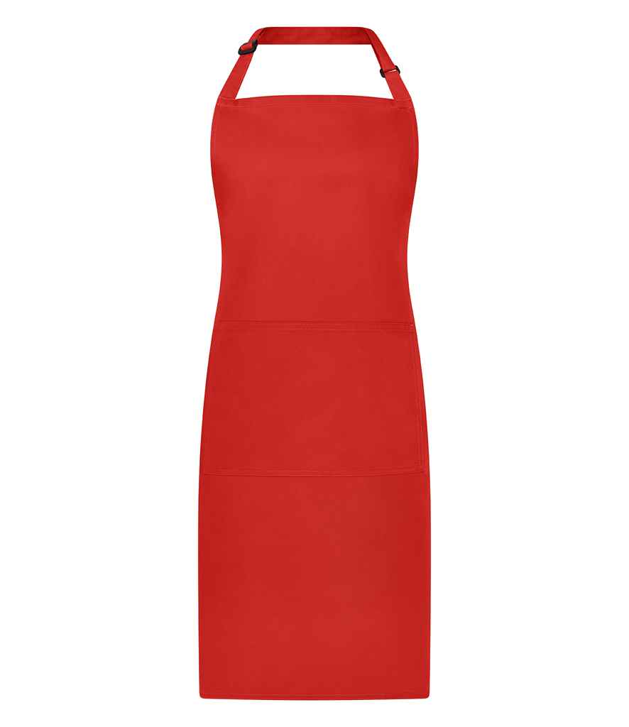 Brand Lab Adjustable Bib Pocket Apron in Red