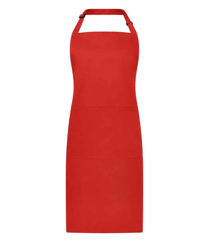 Brand Lab Adjustable Bib Pocket Apron in Red