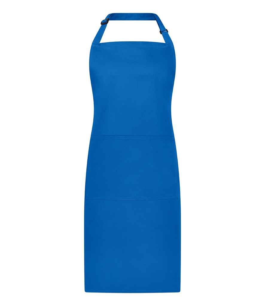Brand Lab Adjustable Bib Pocket Apron in Royal Blue