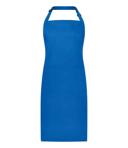 Brand Lab Adjustable Bib Pocket Apron in Royal Blue