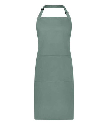 Brand Lab Adjustable Bib Pocket Apron in Sage