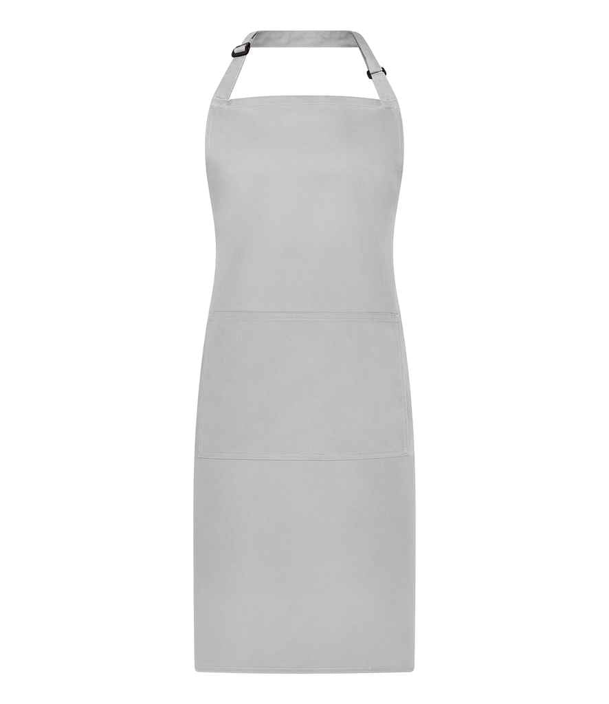Brand Lab Adjustable Bib Pocket Apron in Silver
