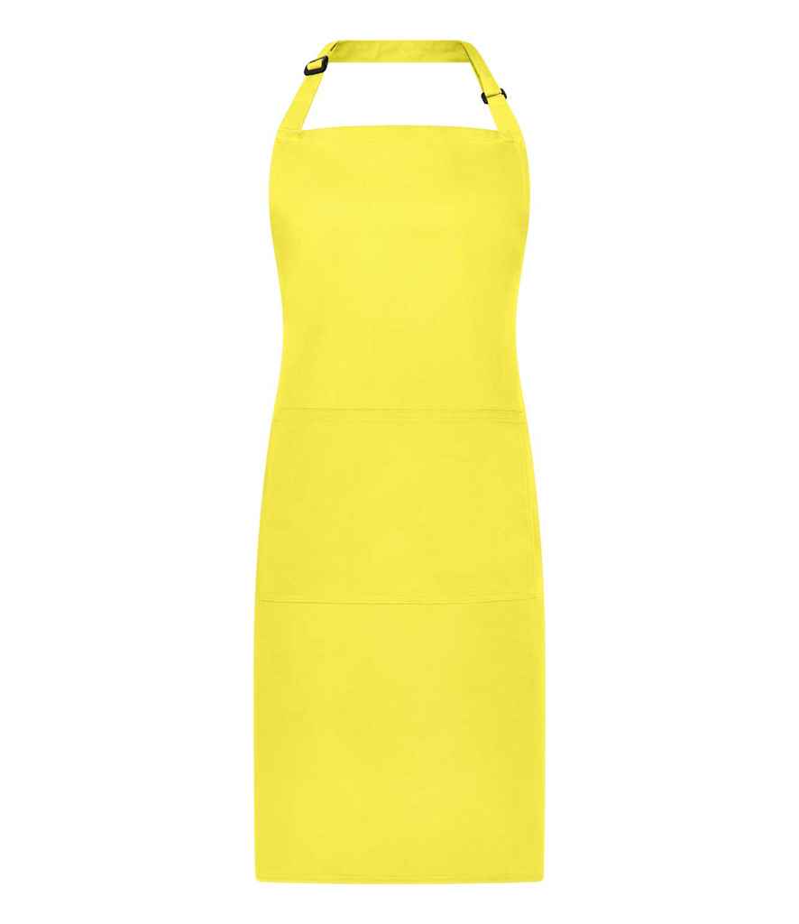 Brand Lab Adjustable Bib Pocket Apron in Yellow