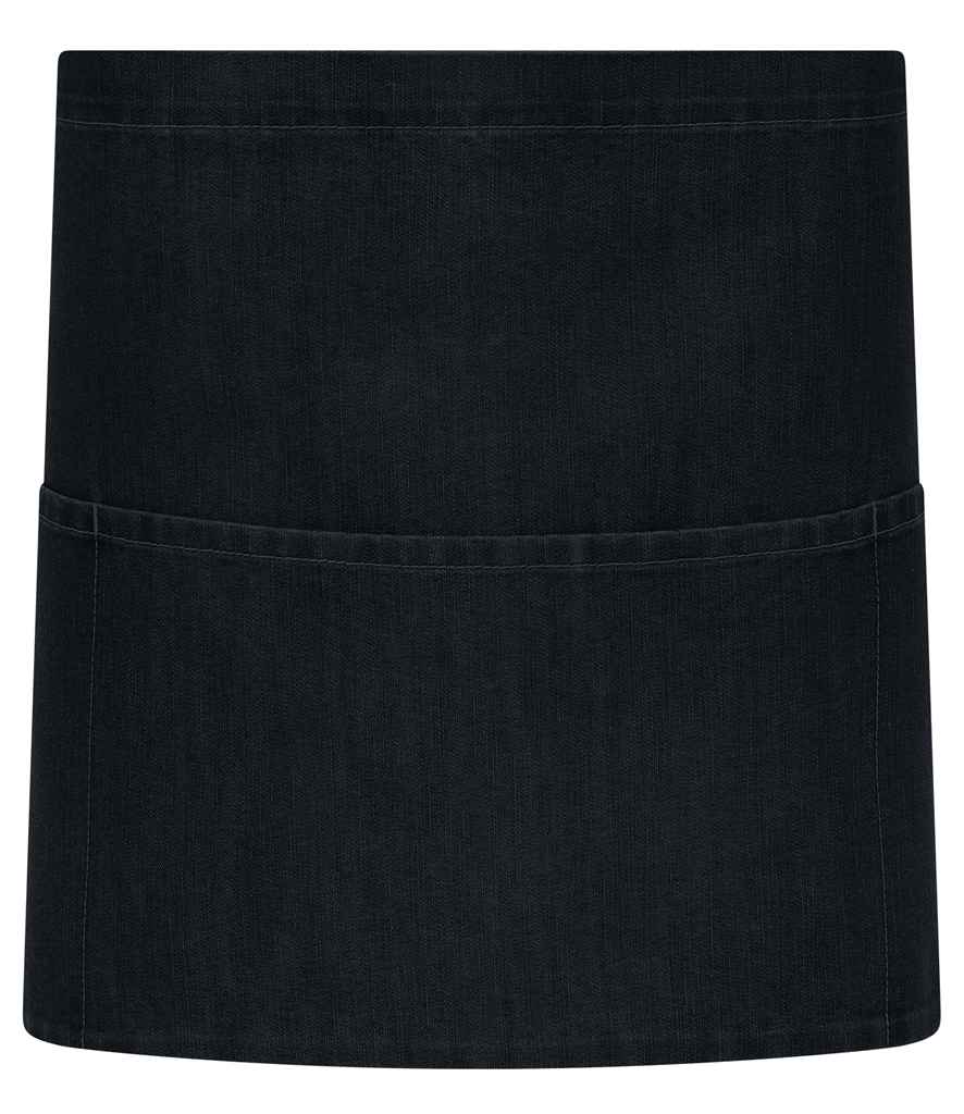 Brand Lab Denim Waist Pocket Apron in Black Denim