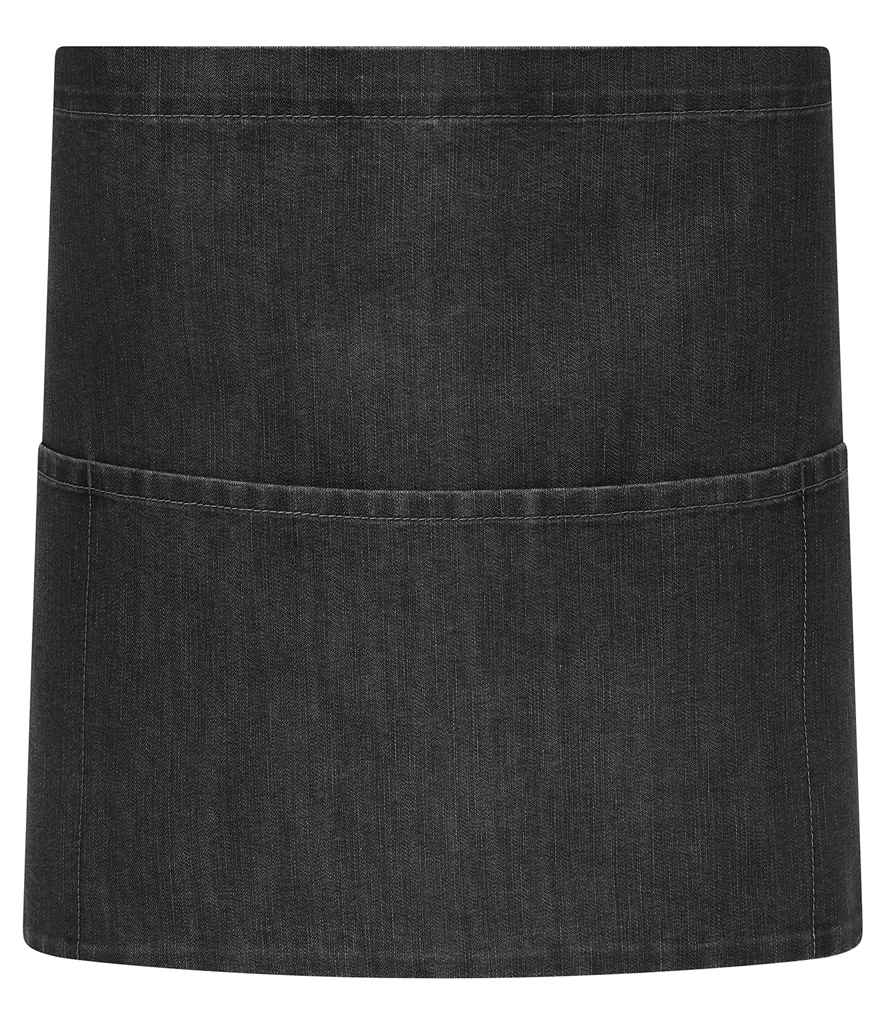 Brand Lab Denim Waist Pocket Apron in Grey Denim
