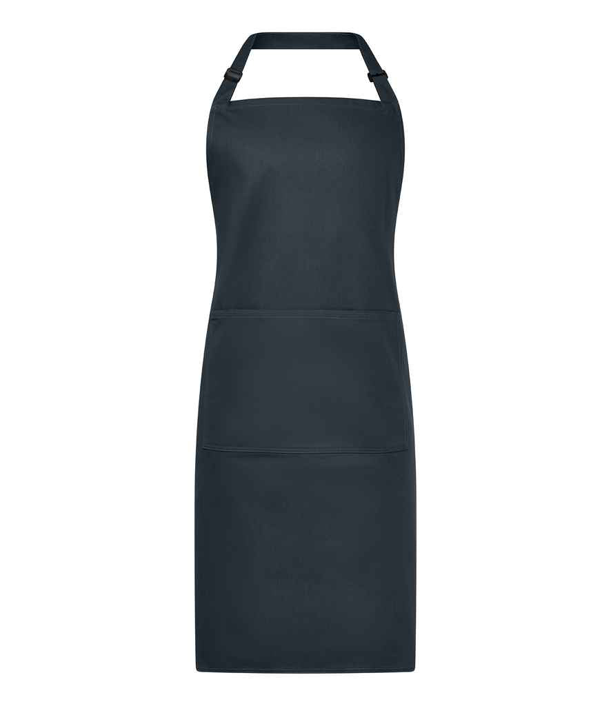 Brand Lab Organic/Recycled Bib Pocket Apron in Charcoal