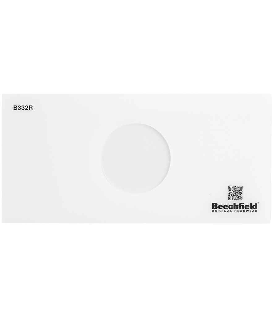 Beechfield Circular Fashion Patch Silicone Template in Clear