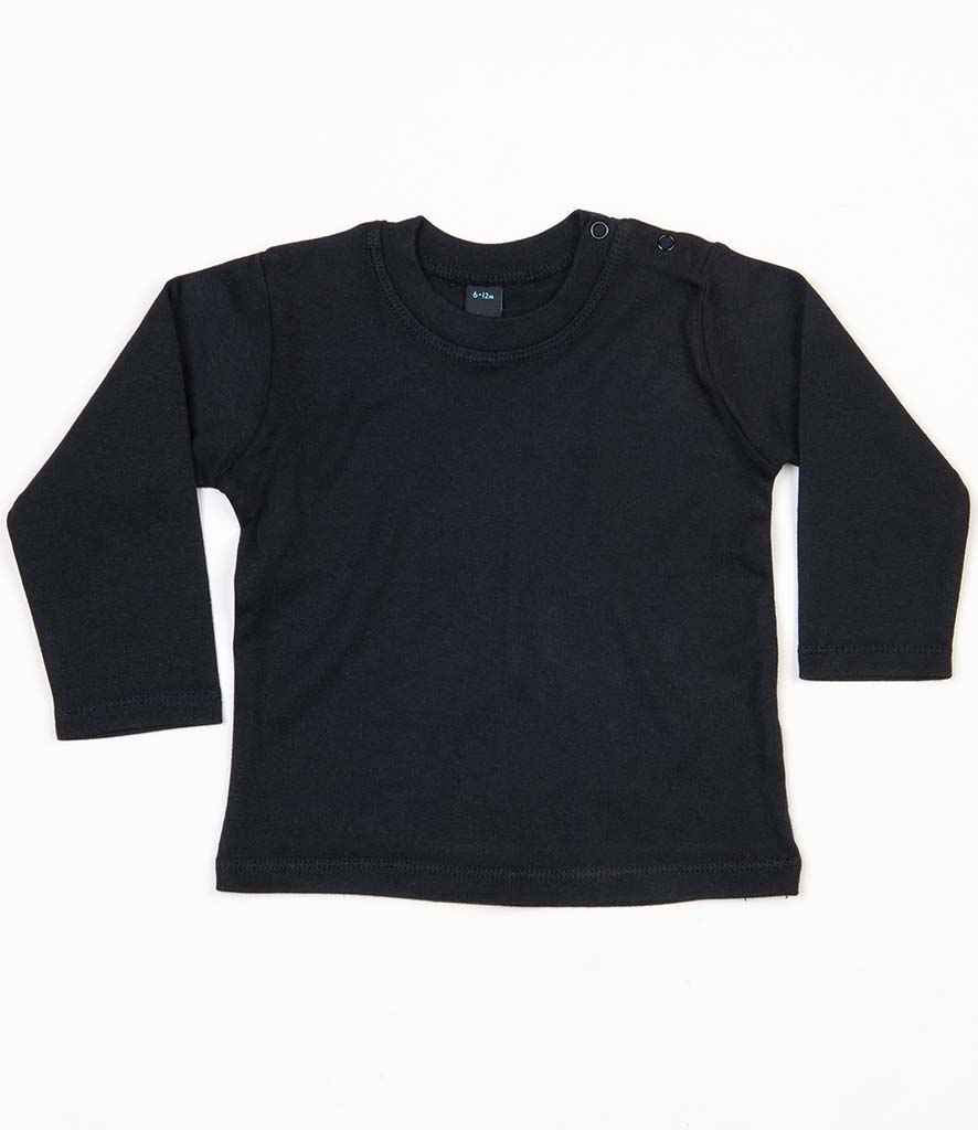 BabyBugz Baby Long Sleeve T-Shirt in Black