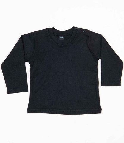 BabyBugz Baby Long Sleeve T-Shirt in Black