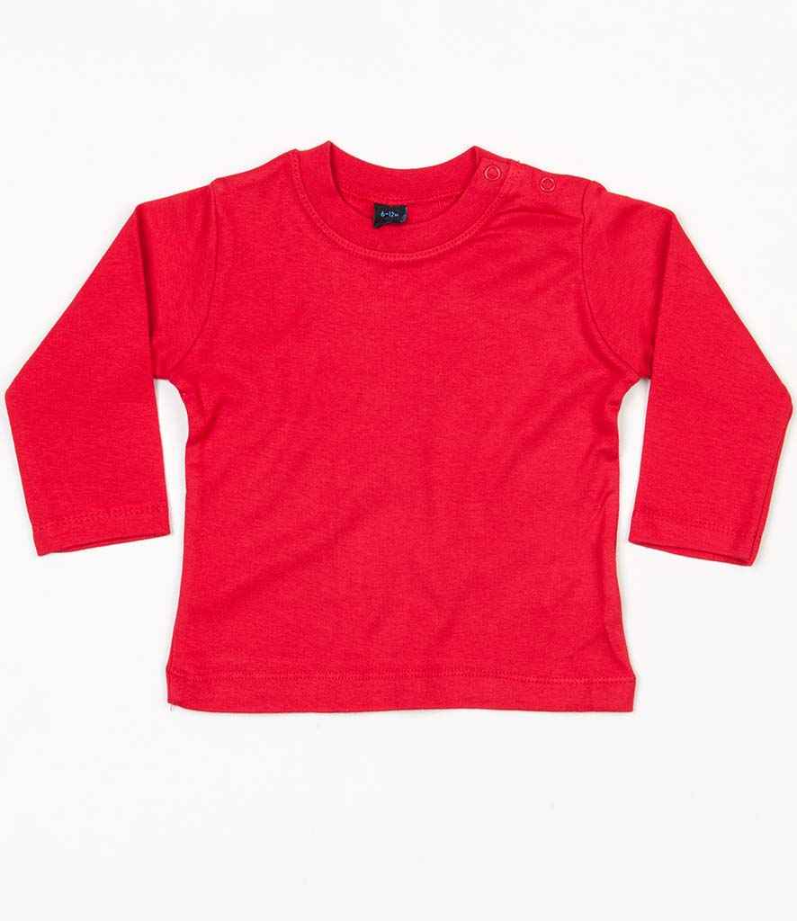 BabyBugz Baby Long Sleeve T-Shirt in Red