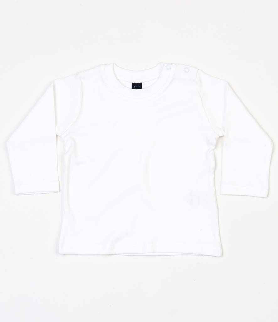 BabyBugz Baby Long Sleeve T-Shirt in White