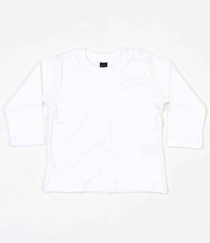 BabyBugz Baby Long Sleeve T-Shirt in White