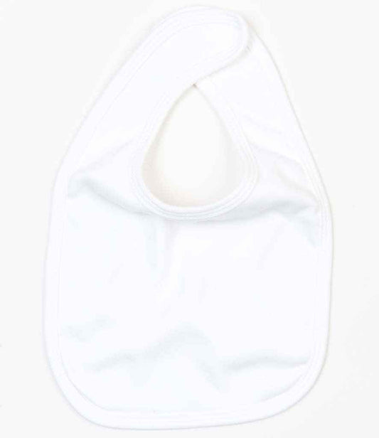 BabyBugz Baby Bib in White