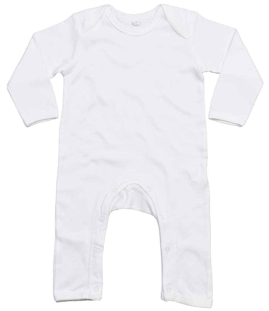 BabyBugz Baby Rompersuit in White