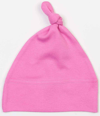 BabyBugz Baby Knotted Hat in Bubble Gum Pink