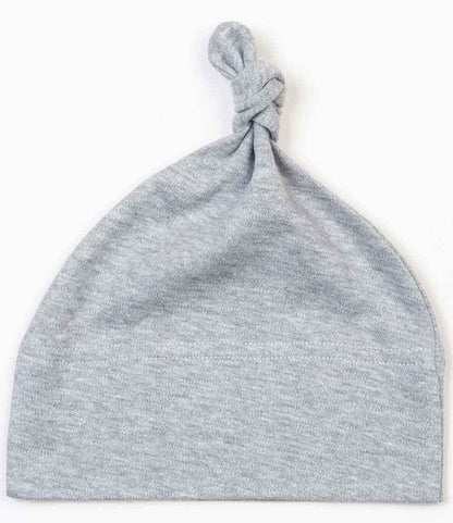 BabyBugz Baby Knotted Hat in Heather Marl