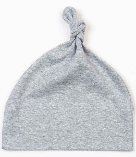 BabyBugz Baby Knotted Hat in Heather Marl