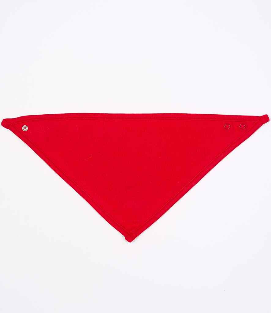 BabyBugz Bandana Bib in White/Red