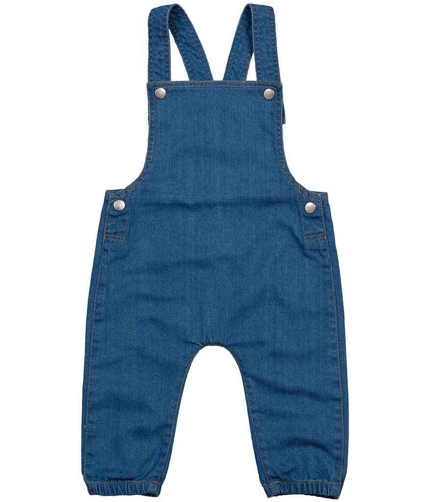 BabyBugz Baby Rocks Denim Dungarees in Denim Blue