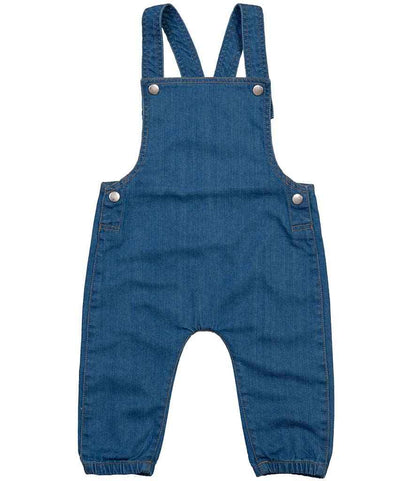 BabyBugz Baby Rocks Denim Dungarees in Denim Blue