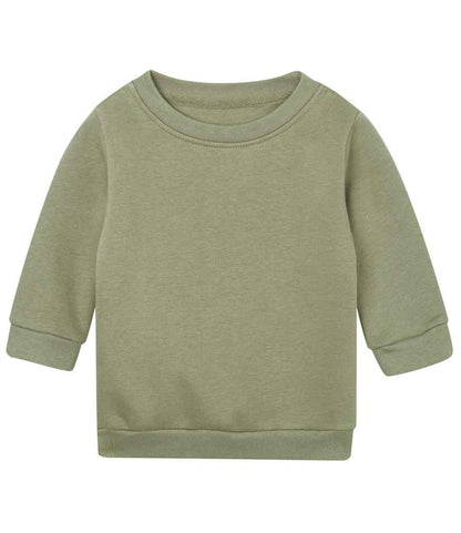 BabyBugz Baby Essential Sweatshirt in Soft Olive