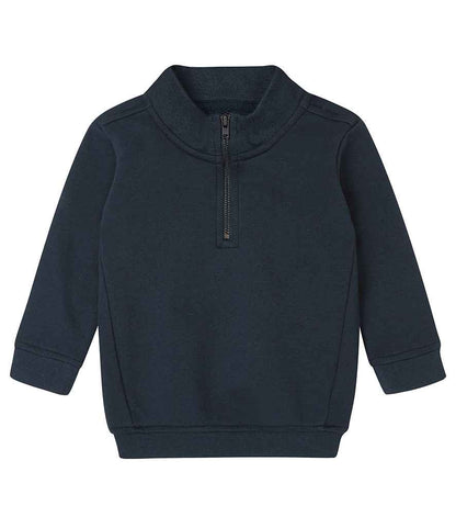 BabyBugz Baby 1/4 Zip Sweatshirt in Navy