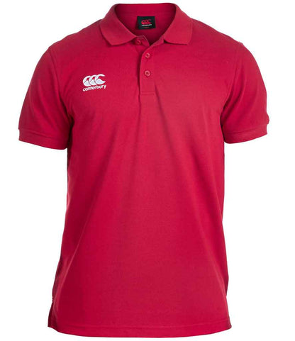 Canterbury Waimak Piqué Polo Shirt in Red