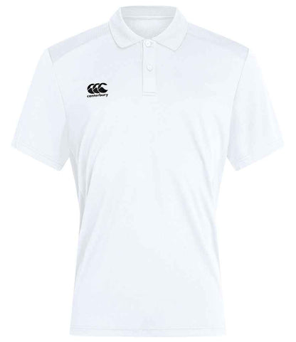 Canterbury Club Dry Polo Shirt in White