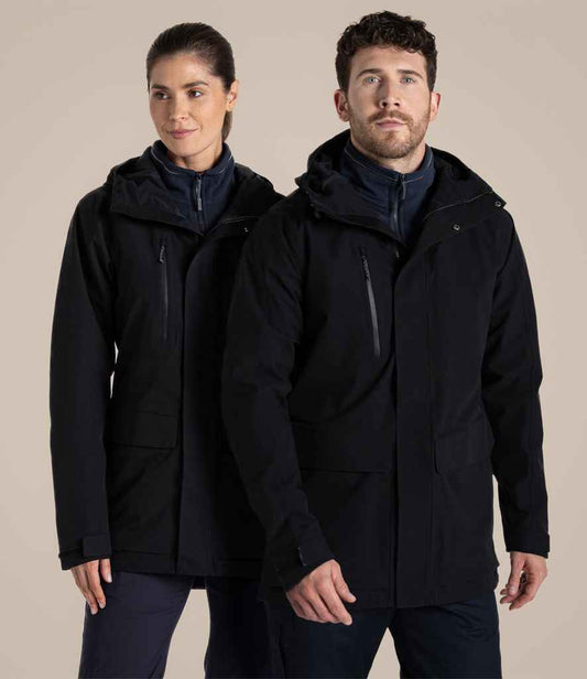 Craghoppers Expert Kiwi Pro Stretch Long Jacket - Black