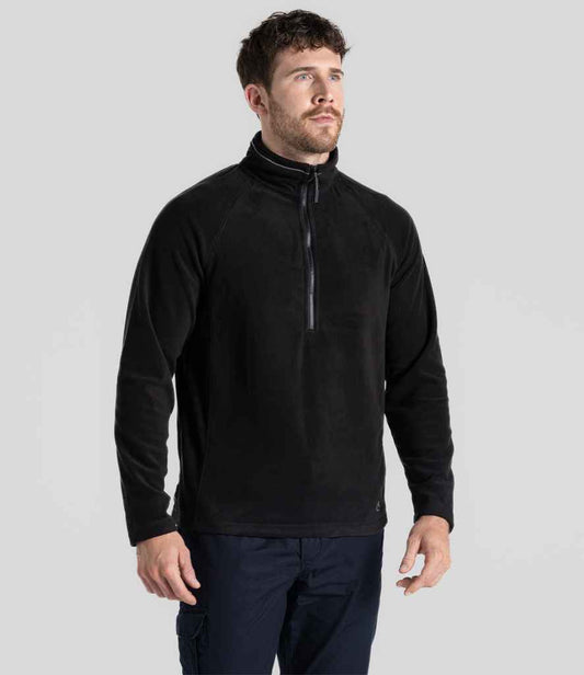 Craghoppers Expert Corey 200 Half Zip Micro Fleece - Black
