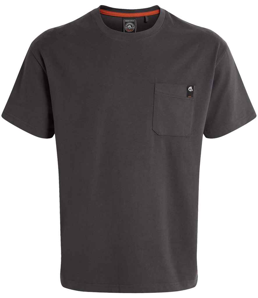 Craghoppers Workwear Wakefield Pocket T-Shirt in Carbon Grey